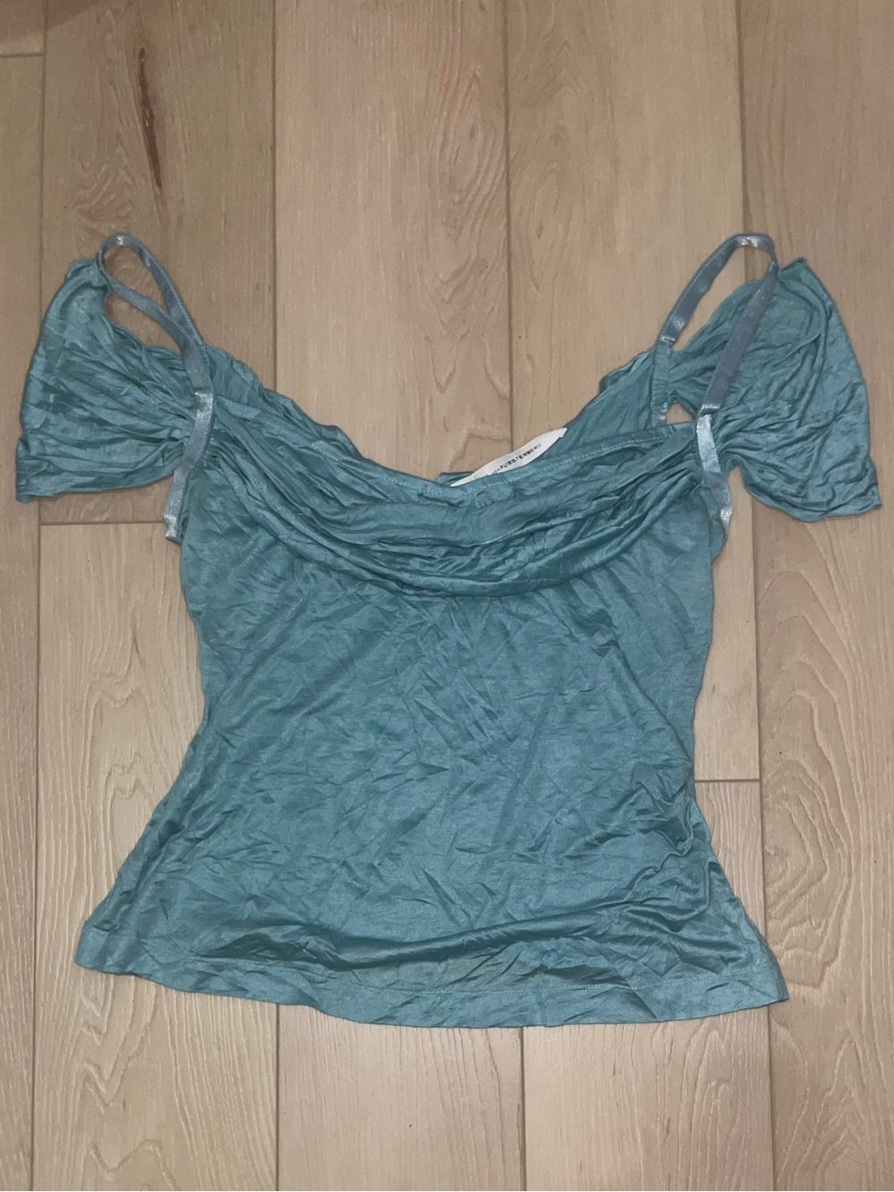 Diane Von Furstenberg y2k off the shoulder top